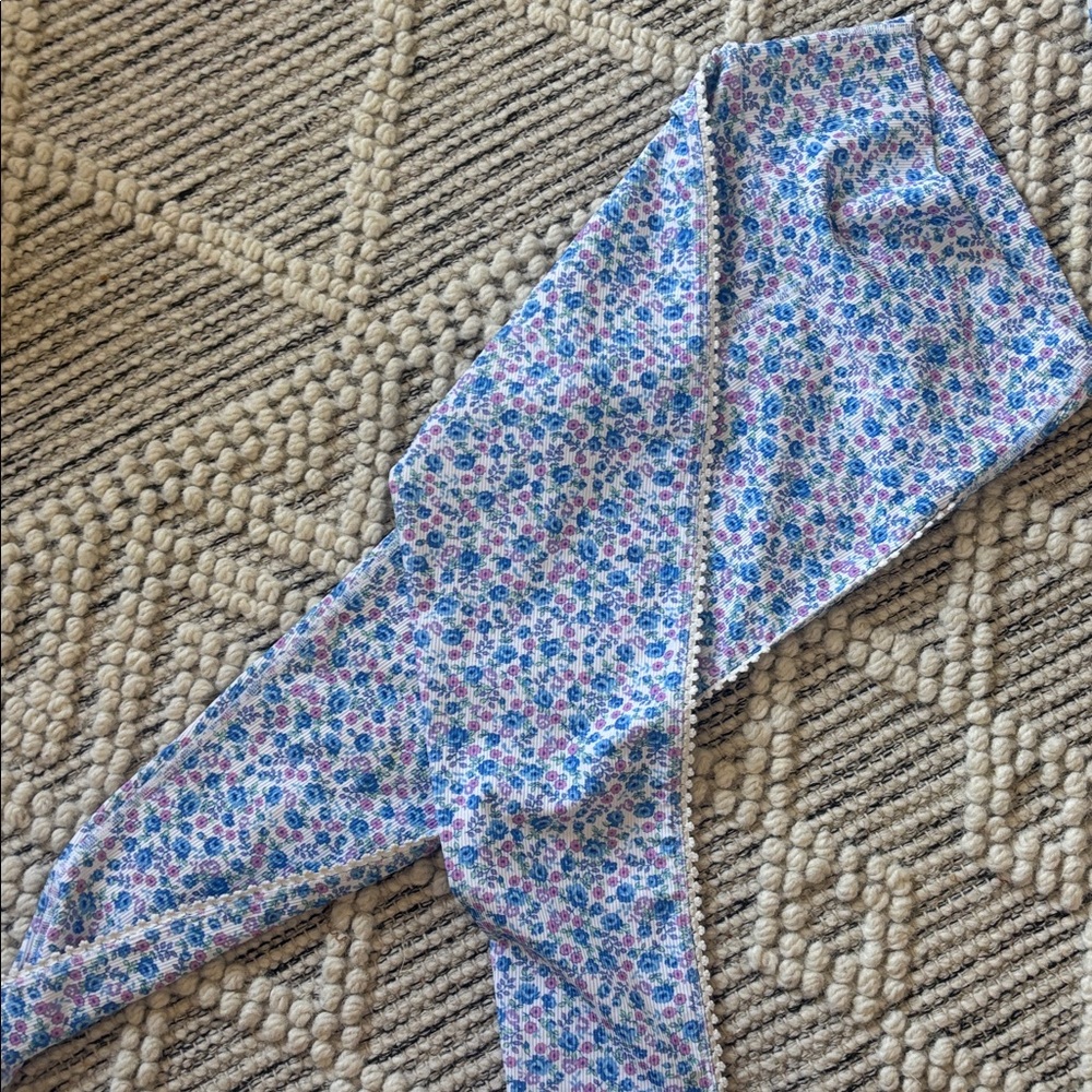 Loveshackfancy x Beach riot ribbed floral legging and bra matching set - Picture 3 of 4